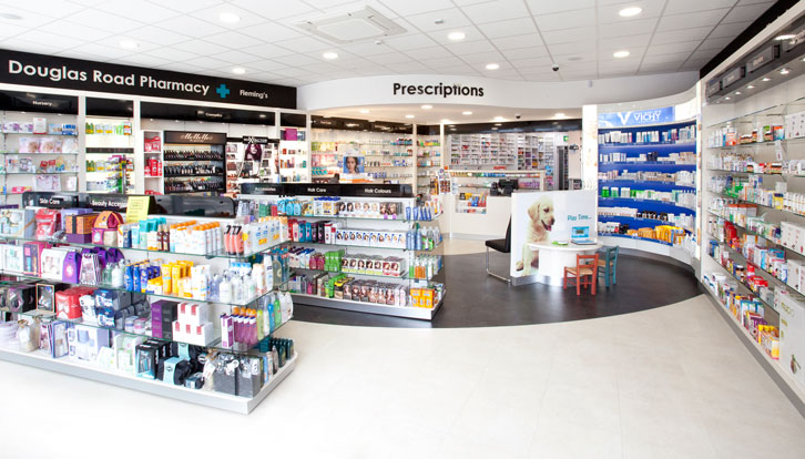 Douglas Road Pharmacy Cork interior